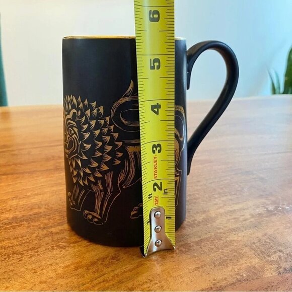 Vintage Portmeirion Golden Lion Zodiac Lg Pottery Mug Made in 🏴󠁧󠁢󠁥󠁮󠁧󠁿20oz - Picture 10 of 16